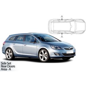 Solgardiner UV - Car Shades - Opel ASTRA Stationcar 2011-2015 (Kun til sideruder)