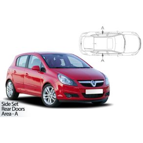 Solgardiner UV - Car Shades - Opel CORSA 5-Drs 2006-2018 (Kun til sideruder)