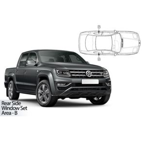 Solgardiner UV - Car Shades - VOLKSWAGEN AMAROK PICK UP 2010-> (Kun til sideruder)