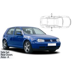 Solgardiner UV - Car Shades - VW GOLF 5-Drs 1997-2004 (Kun til sideruder)