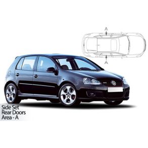 Solgardiner UV - Car Shades - VW GOLF 5-Drs 2003-2008 (Kun til sideruder)