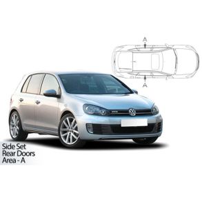 Solgardiner UV - Car Shades - VW GOLF MKVI 5-Drs 2009-2012 (Kun til sideruder)