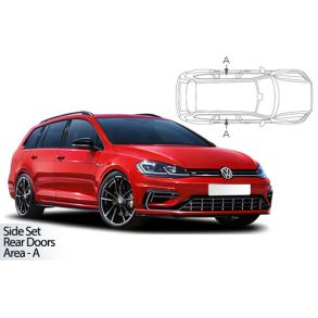 Solgardiner UV - Car Shades - VW GOLF ESTATE MKVII 2013-2020 (Kun til sideruder)