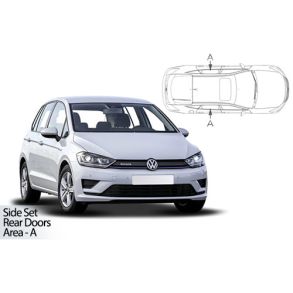 Solgardiner UV - Car Shades - VW GOLF SPORTSVAN 2014-2020 (Kun til sideruder)