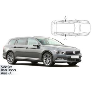 Solgardiner UV - Car Shades - VW Passat(B8) Stationcarrg. 2015-2023 (Kun til sideruder)