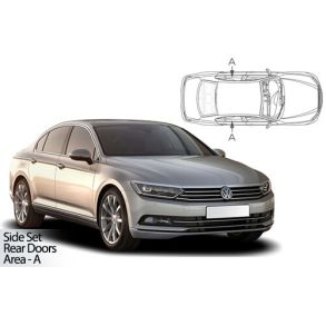 Solgardiner UV - Car Shades - VW Passat 4-Drs 2015-2023 (Kun til sideruder)