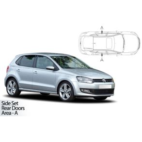 Solgardiner UV - Car Shades - VW POLO 5-Drs 2009-2017 (Kun til sideruder)