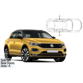 Solgardiner UV - Car Shades - VW T-ROC 5-Drs 2017-> (Kun til sideruder)