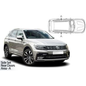Solgardiner UV - Car Shades - VW TIGUAN SWB 5-Drs 2016-2024 (Kun til sideruder)