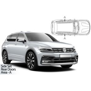Solgardiner UV - Car Shades - VW TIGUAN ALLSPACE LWB 2016-> (Kun til sideruder)