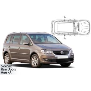 Solgardiner UV - Car Shades - VW TOURAN 5-Drs 2003-2010 (Kun til sideruder)