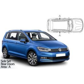 Solgardiner UV - Car Shades - VW TOURAN 5-Drs 2015-> (Kun til sideruder)