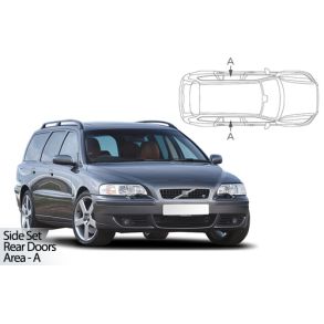 Solgardiner UV - Car Shades - VOLVO V70 ESTATE & XC70 2001-2007 (Kun til sideruder)