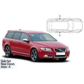 Solgardiner UV - Car Shades - VOLVO V70 ESTATE 2007-2016 (Kun til sideruder)