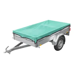 Trailernet finmasket med elastikreb - Flere forskellige st�rrelser - Gr�n 140 gsm