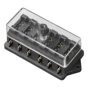 Sikringsholder M/ Lg - Til 6 Stk Fladstikssikringer 