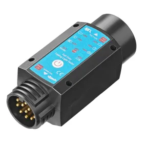 Trailertester 12V -Til 13-polet stik - Genopladelig 