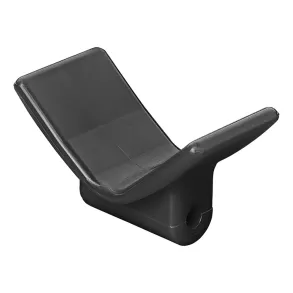 Buestop sort 1 stk. - 80x150x70 mm