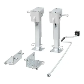 Udtrkkelige sttteben til autocamper 330-530 mm - Belastning 500 kg. - Universal 2 stk.