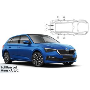 Solgardiner UV - Car Shades - Skoda Scala 5-Drs rg. 2019->