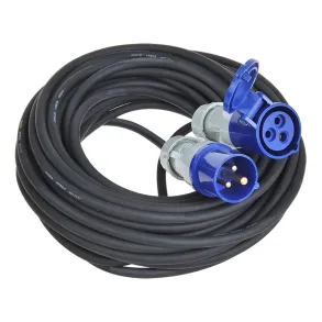 CEE forlngerledning L. 10 meter 16A/230V - H07RN-F 3x1,5mm VDE neopren kabel 