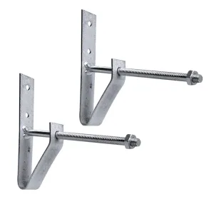 Hjulholder til vgmontering 2 stk. - Maks. dkbredde 205 mm