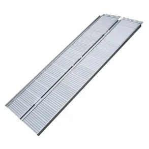 Opkrselsramper / krestolsramper Foldbar 2 stk - Robust aluminium - Kapacitet 270 kg. (122x73 cm)