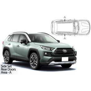 Solgardiner UV - Car Shades - Toyota Rav4 5-Drs rg. 2019-> (Kun til sideruder)