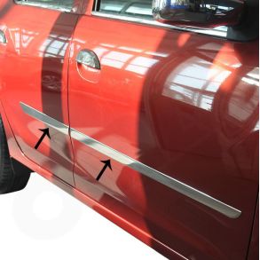 Sidelister - Dacia Duster 2010-2012 - 4 stk. Rustfri stl krom