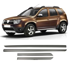 Sidelister - Dacia Duster 2010-2020 - 4 stk. Rustfri stl mrk krom