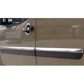Sidelister - Fiat Doblo 2006-2009 - 4 stk. Rustfri stl krom