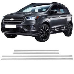 Sidelister - Ford Kuga II 2013-2019 - 4 stk. Rustfri stl krom