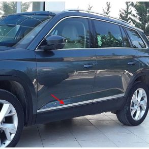 Sidelister - Ford Ranger 2019-> - 4 stk. Rustfri stl krom