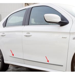 Sidelister - Ford C-Max II 2010-2015 - 4 stk. Rustfri aluminium