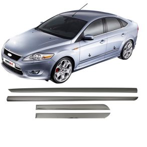 Sidelister - Ford Mondeo 2007-2014 - 4 stk. Rustfri stl mrk krom
