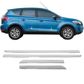 Sidelister - Ford Kuga 2008-2012 - 4 stk. Rustfri stl krom