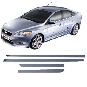 Sidelister - Ford Mondeo 2007-2014 - 4 stk. Rustfri stl krom