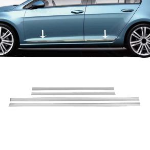 Sidelister - Ford Focus III 2010-2018 - 4 stk. Rustfri stl krom