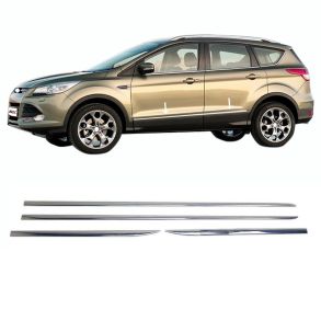Sidelister - Ford Kuga I 2008-2013 - 4 stk. Rustfri stl krom