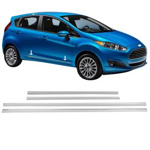 Sidelister - Ford Focus III 2011-2018 - 4 stk. Rustfri stl krom