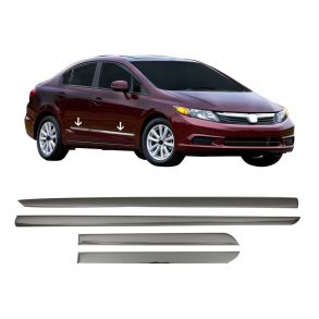 Sidelister - Honda Accord 2008-2015 - 4 stk. Rustfri stl mrk krom