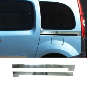 Sidelister - Renault Kangoo 2008-2020 - 2 stk. Rustfri stl krom