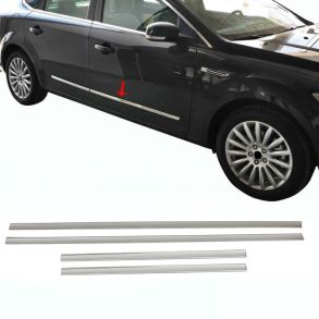 Sidelister - Mercedes A Klasse W176 2013-2018 - 4 stk. Rustfri stl krom