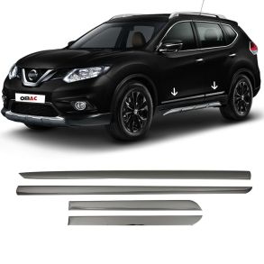 Sidelister - Nissan X-Trail 2014-2020 - 4 stk. Rustfri stl krom