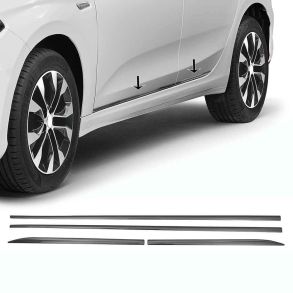 Sidelister - Skoda Superb II 2008-2015 - 4 stk. Rustfri stl mrk krom