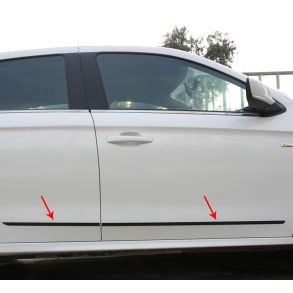 Sidelister - Suzuki Vitara IV 2015-2020 - 4 stk. Sort Aluminium