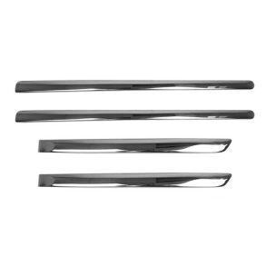 Sidelister - Toyota Corolla 2001-2007 - 4 stk. Rustfri stl krom