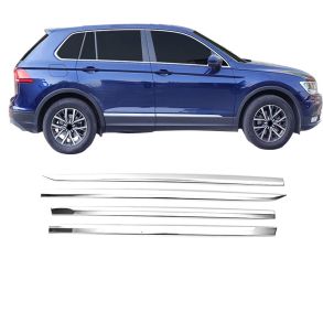 Sidelister - Tiguan II Allspace 2016-> - 4 stk. Rustfri stl krom