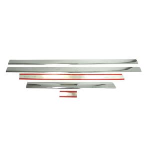 Sidelister - VW T6 Multivan Caravelle 2015-2019 - 5 stk. Rustfri stl krom