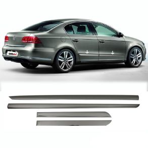 Sidelister - VW Passat 2010-2015 - 4 stk. Rustfri stl mrk krom